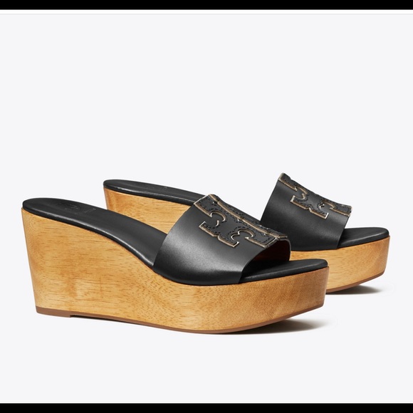 tory burch ines wedge slide